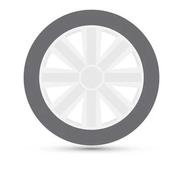 Wheel of a car Stock Illustration
