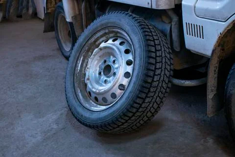 Wheel from a car. Stock Photos
