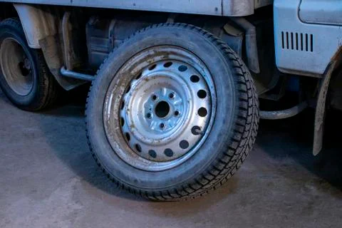 Wheel from a car. Stock Photos