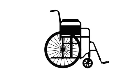 Wheel chair Stock Footage 329778734