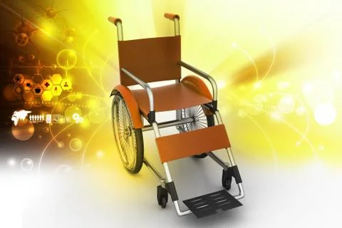 Wheel chair Stock Illustration