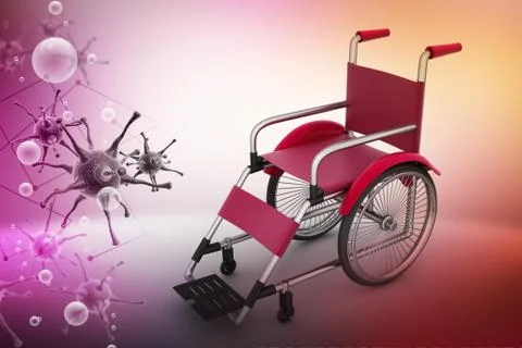 Wheel chair Stock Illustration