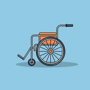 Wheel Chair Stock Illustration