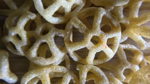 Wheel Chips - Close Up Shot - Forwards Video stock 283923170