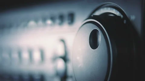 Wheel of control of the video recorder close up Stock Footage 89994997