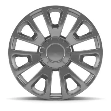 Wheel disk isolated on white Stock Illustration