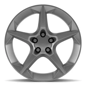 Wheel disk isolated on white Stock Illustration