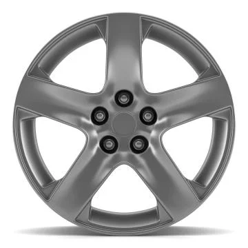 Wheel disk isolated on white Stock Illustration