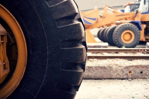 Wheel dozer Stock Photos