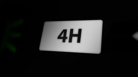 Wheel Drive Indicators Animation on Car Dashboard Stock Footage 124299748