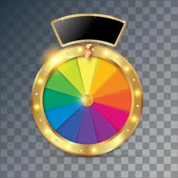 Wheel of fortune 3d object イラスト素材