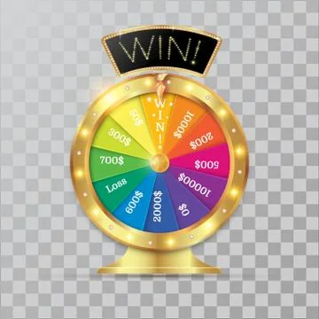 Wheel of fortune 3d object イラスト素材