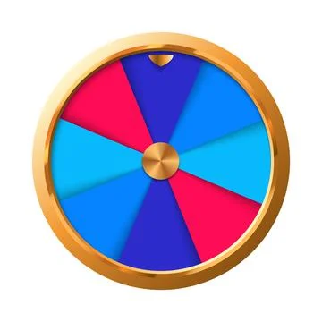 Wheel of fortune background. Vector lucky roulette illustration. Stock Illustration