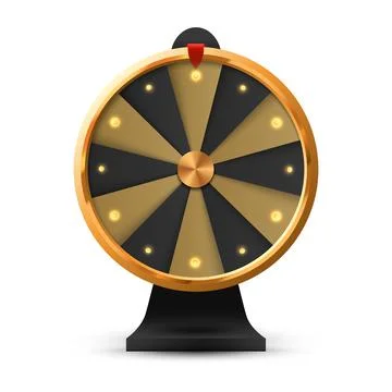 Wheel of fortune background. Vector lucky roulette illustration. Stock Illustration