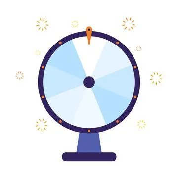 Wheel of fortune background. Vector lucky roulette illustration. Stock Illustration