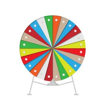 Wheel of fortune Stock Illustration