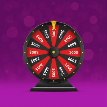 Wheel of fortune Stock Illustration