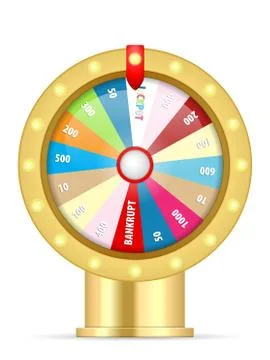 Wheel of fortune Illustrazione stock