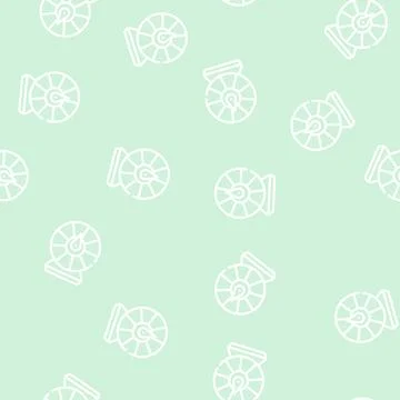 Wheel of fortune line vector seamless pattern Stock Illustration