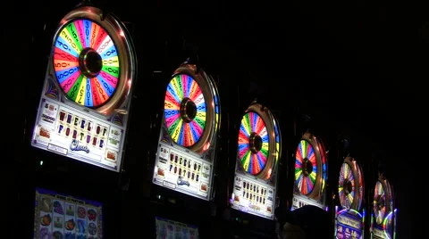 Wheel of fortune slots - HD Stock Footage 994855