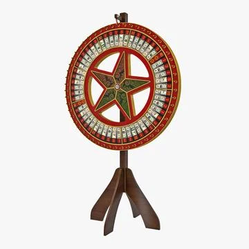 Wheel of Fortune Stand 3D Model