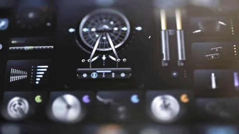 Wheel geometry model with suspension fork panels Stock Photos