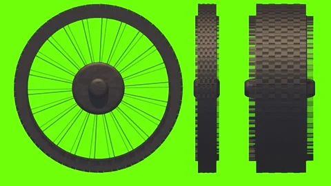 Wheel green screen background | Stock Video | Pond5