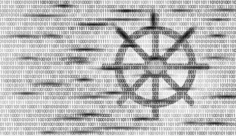 Wheel helm on container computer developer app concept. Business digital open Stock Illustration