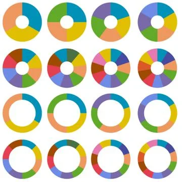 Wheel hub set Stock Illustration