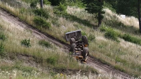 Wheel loader Stock Footage 165289107