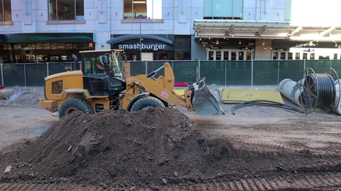 Wheel loader Stock Footage 219889940