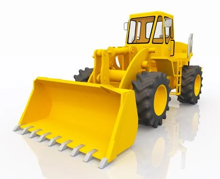 Wheel loader Stock Illustration