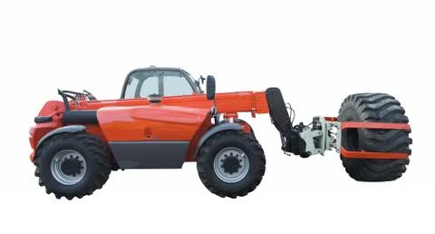 Wheel loader isolated Foto stock