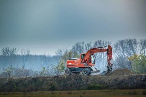 Wheel loader machine Stock-Fotos