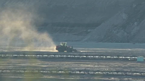 Wheel Loader Mine Stock Footage 340120752