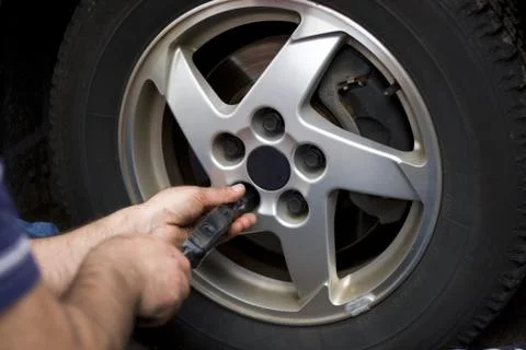Wheel Mechanic Stock Photos