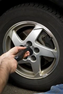 Wheel Mechanic Stock Photos