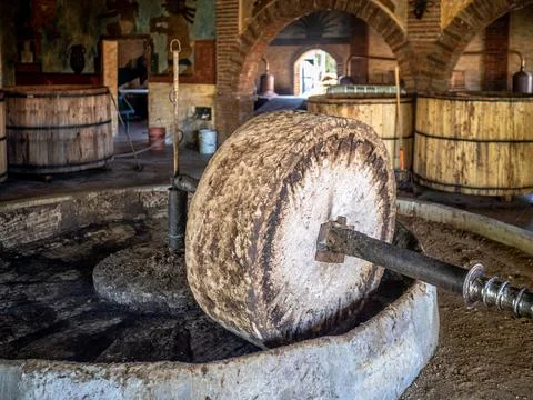 Wheel of the mill Stock Photos