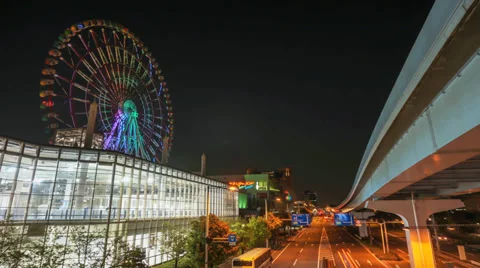 Wheel Night 25fps HD 스톡 동영상 37714586