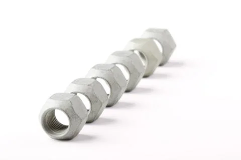 Wheel nuts Stock Photos