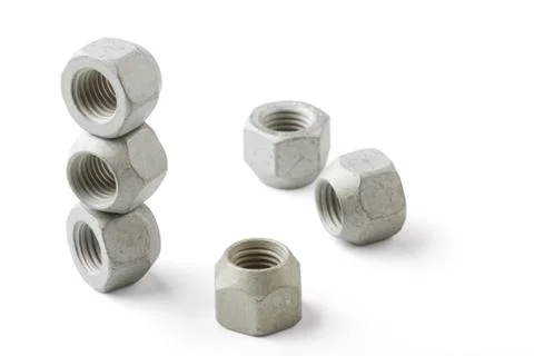 Wheel nuts Stock Photos
