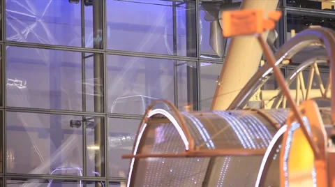 Wheel Reflection Stock Footage 1004568