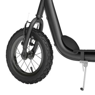 Wheel scooter Stock Illustration
