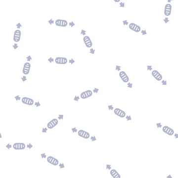 Wheel scroll glyph seamless pattern Stock Illustration