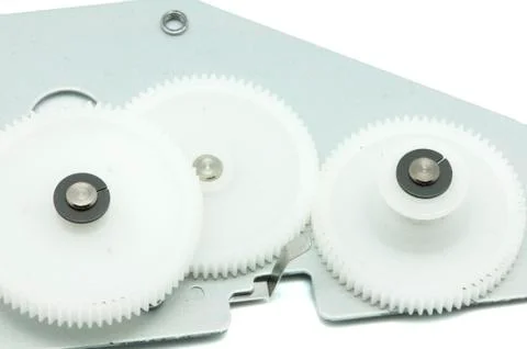 Wheel shaped pulleys 스톡 사진