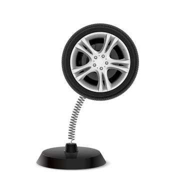 Wheel souvenir Stock Illustration