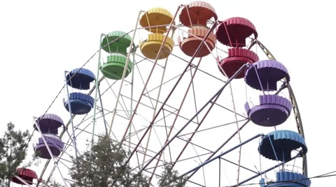 Wheel spinning in the park Stock-Footage 68991260
