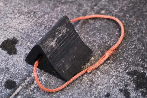 Wheel stopper Stock Photos