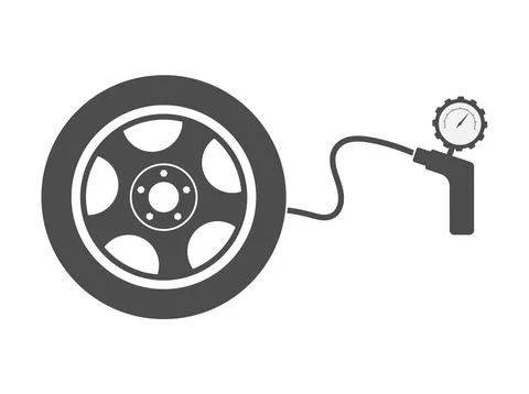 Wheel swap. Simple vector icon isolated on a white background Stock Illustration