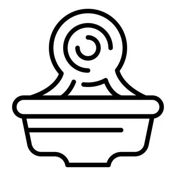 Wheel template icon outline vector. City building Ilustración de archivo